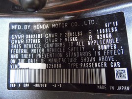 2014 Honda Civic LX Silver Sedan 1.8L AT #A21390